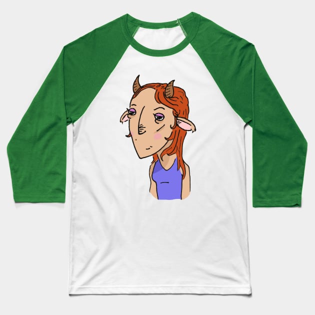 Lady GOAT Baseball T-Shirt by GOATSgear